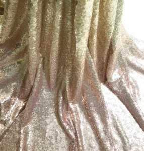 3mm Gradient Customized Color Reflective Sequin Mesh Lace Embroidery Fabric Evening Dress Wedding Dress Decoration Fabric
