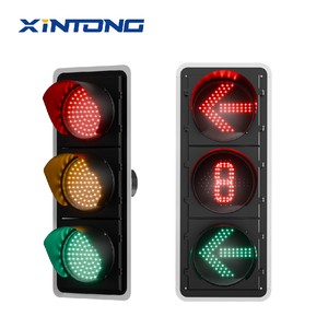 Traffic Signal Light 300mm 3 Aspect With Programmable Controller