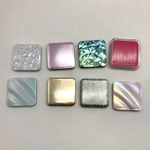 Ningbo Factory Customized Gift Square Mini Walkman Mirror ABS Glass Lens Folding Portable Beauty Mirror