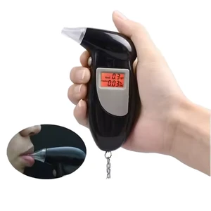 Factory Wholesale Portable Breathalyzer Alcohol Tester Ketone Detection 0.05%BAC Accuracy 10s Response Time AAA Battery Powered