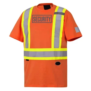 Security Safety Vest ANSI Class 1 Waterproof 100% Polyester Workwear with Custom Logo Label Custom Colors Sizes OEM/ODM Support