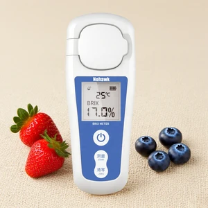 Handheld ATC Digital Refractometer For Alcohol Brix 0-35% Juice Fruit Sugar Measuring Fruit Sweetness