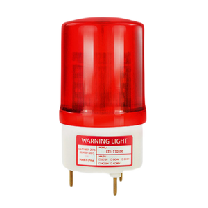Red and Both-Color ABS Traffic Warning Light for Road Safety One Factory/Construction Booth Flasher Traffic Signals Light
