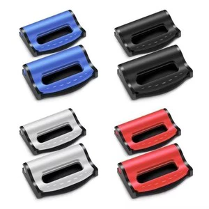 ABS 2 Points Car Seat Belt Clip Car Seat Belt Buckle Clip Limiter with Fixed Adjustment Installation Car Interior Accessory