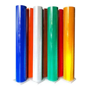 Lembar Reflektif Kualitas Tinggi Pmma Mikro Prisma Tanda Reflektif Terpal Bahan Prisma Roll Bahan Reflektif Reflective Sticker
