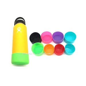 Protective Silicone Sleeve BPA Free Anti-Slip Bottom Cover for Stainless Steel Water Bottle