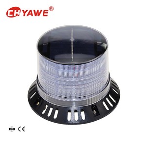 Factory Priced IP68 Waterproof LED Solar Traffic Light Strobe Warning Road Safety Signal Lamp