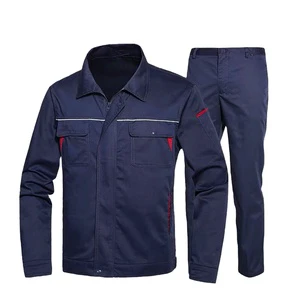 ZHENGXING Custom Men's Workwear Suit Factory Workshop Mechanic Work Jacket Pants Sets Workers Uniforms Sets