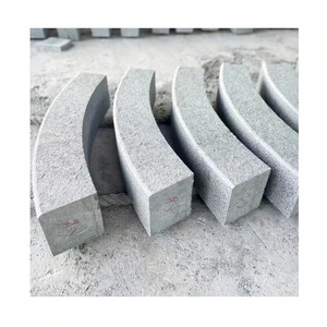 Cheap G654 Grey Granite Kerbstones Bend Curbstone