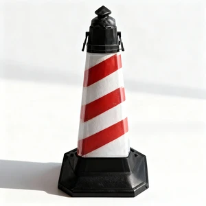 Hot Sale High-Density 70cm 3kg Pvc Orange/Red Flexible Reflective Traffic Safety Warning Products Traffic Cone