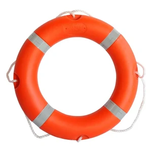 CE Certified HDPE Buoy 1.5kg to 4.3kg Marine Life Ring Equipment with Piston for Lifeguard & Lifesaving
