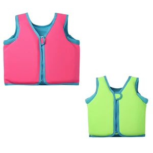 Custom Logo Private Label Baby Kids Children Age 1-9 EPE Foam & Neoprene Swimming Surf Beach Floatation Aid Life Vest Jacket