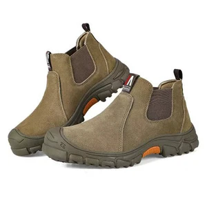 Labor Protection Shoes Anti-smashing Anti-piercing Steel Toe Anti-scald Wear-resistant Men's Work Site Welder Heat-insulating