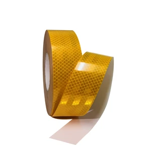 High Visibility Durable Clear Reflective Safety Warning Tape for Enhanced Road and Vehicle Safety