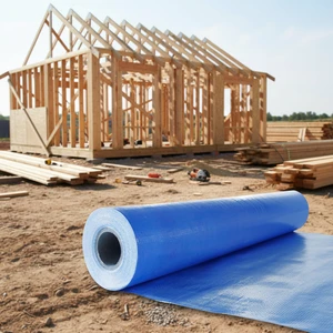 Insulation Reflective Barrier Aluminium Foil/MPET Laminated Woven Fabric Thermal Insulation Material For Pipe Wrap Roof Cover