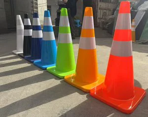 Red Blue Green Other Material Traffic Cone 1mm Thick Flexible Road Safety Warning Product GZD CN;FUJ