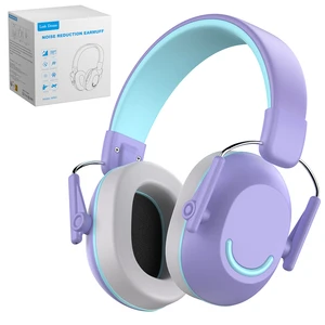 Custom Colors 28dB NRR Kids Noise Cancelling Headphones Ear Protection Ear Defenders Earmuffs For Autism