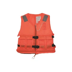 Adult Orange Oxford Fabric Life Jacket Marine Anti-Flood Rescue Men's Women's Backless Swimming Rafting Vest Buoyancy Suit