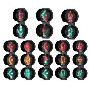 Aluminum Solar Flashing Traffic Light for Crossroad with Waterproof LED Red and Green Signal Light Guangangan Brand Qingdao