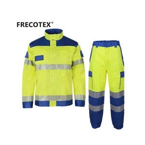 Customizable Thickness Reflective Clothing Safety Clothing Hi Vis Mid Weight FR Clothing Wholesale Flame Resistant Uniform