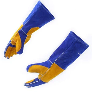 Top Quality Heat Resistant Welding Gloves Made of Leather for Comfort and Safety