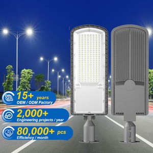 Manufacturers High Lumen Outdoor Waterproof Ip65 Aluminum Parking Lot Public Street Lamp 50w 100w 150w 200w AC Led Street Light