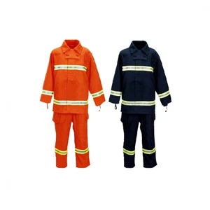 Reflective High Visibility Safety Workwear Suit Including Safety Jacket and Trousers for Industrial Use