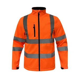 Fall Protective Clothing Industrial Safety Jacket Hivis Softshell Jacket