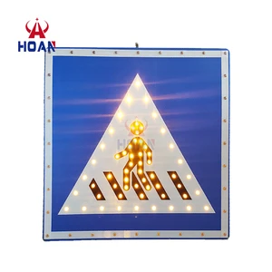Wholesale Road Traffic Management Warning Signs Traffic Signs Customized Size/logo Led Illuminated Traffic Safety Signs