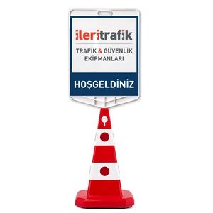Ultra Cat Eyes Traffic Cone with Double Sided Company- Specific Logo Weighted Traffic Pontoon Traffic Warning Products