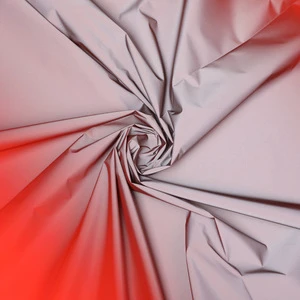 Hi Viz Fabrics 100% Polyester Soft Reflective Gradient Gradual Change Fabric EN471 Class2 Certified Eco-Friendly Washable for