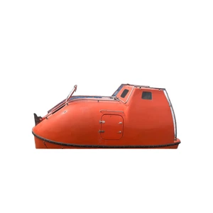 Used Chongqing TOP Marine TP-MM93C 100 Persons Fiberglass Totally Enclosed Life Raft Rescue Boat Emergency Situations CCS