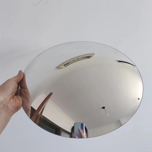 Chrome Deep Curved Convex Side Mirror Glass Radian R200 New for Heavy Duty Truck Rearview