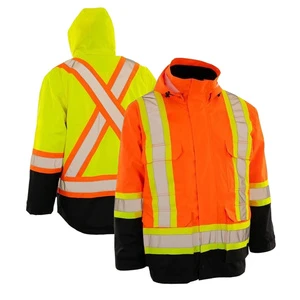 Hot Sale Enhanced High Visibility Winter Hi Vis Reflective Safety Work Jacket