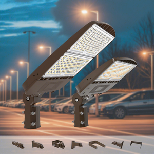 New Arrival 150W-300W 3Power And 3CCT Adjustable 5000K 4000K IP65 Shoebox LED Street Light For Parking Lot