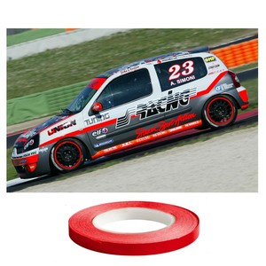 Fluorescent Stripe Red Reflective Material Product
