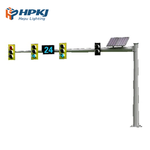 Hepu LED Traffic Signal Light Red Yellow Green Traffic Light for Road Project