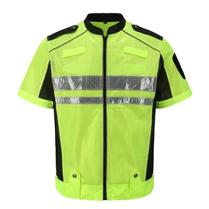 Wei'an Mesh Cloth Reflective Safety Clothing ANSI Class Summer Riding Short Sleeve Traffic Duty Wholesale Protective Tooling