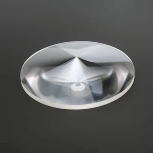 Dia 1 To 500mm Optical Plano Convex Laser UV Fused Silica AR Coated Cone Prism Axicon Conical Lens Mirror
