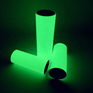 Self Adhesive Luminescent Luminous Film Paper Printable Photoluminescent Sticker Vinyl Roll For Glow In The Dark Tape Exit Signs