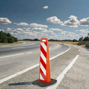 BEIJING ROADSAFE Red LOGO Customized 110cm Traffic Sign Message Road Safety Warning Board Delineator Arrow Optimal Traffic