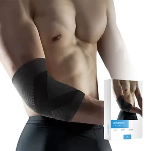 Custom Protective Arm Sleeve 7mm Neoprene 3D Knitting Tennis Elbow Brace Compression Gym Elbow Support