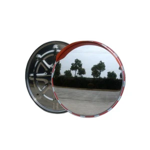 80cm Round Safety Stainless Steel Road Traffic Concave Convex Mirror