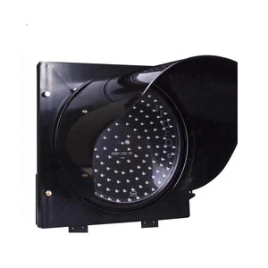 Integrated Power Supply Led Traffic Light With Yellow Colour 220vac Rohs Approved for Stop Cautioning