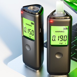 Newest Breathalyzer Factory Professional Digital Display Rechargeable Alcotester Alcohol Breath Tester HM-01
