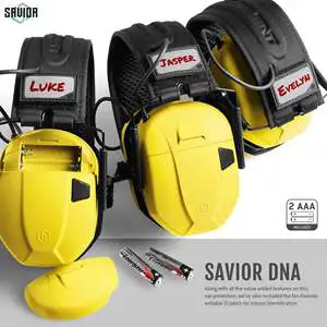 Savior Equipment Apollo Electronic Hi-Viz Orange Sound Suppressors Hearing Protection Product