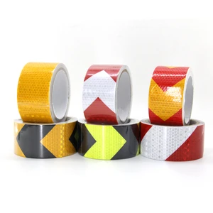 Warning Tape High Visibility Reflective Adhesive Industrial Marking Safety Gear