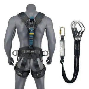 CE High Strength Construction Work Rescue Fall Protection Safety Harness Full Body Safety Harness Fall Protection