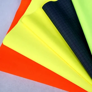 LX EN20471 Functional Hi Vis Fabric Fluorescent Fabric Reflective Fabric for Clothing
