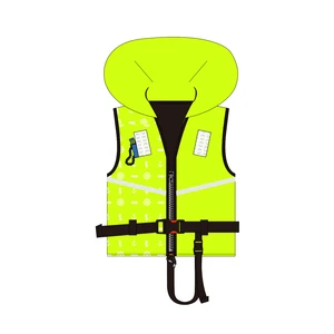 ISO 100N Life Jacket Vest New Design EPE Foam Rescue Safety Equipment PFD Adult Life Jacket with Reflective